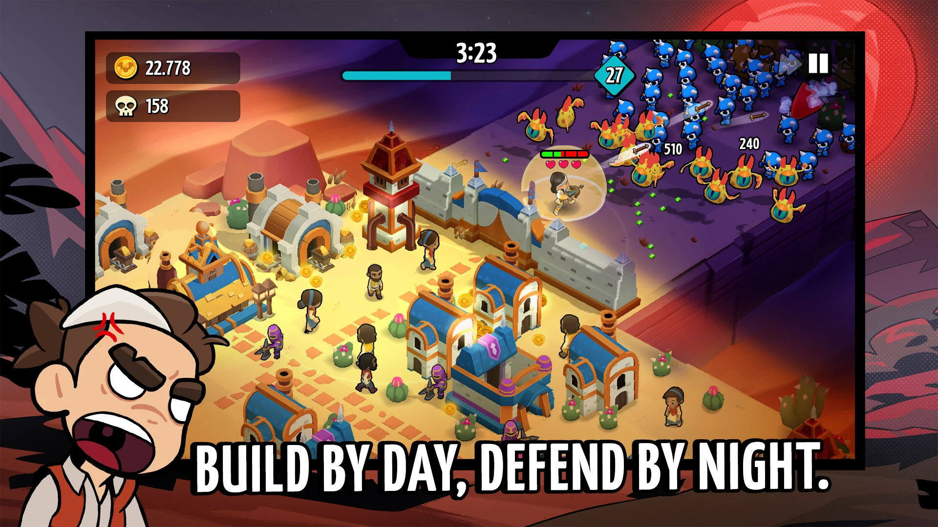 Vampirio: Defend & Survive screenshot